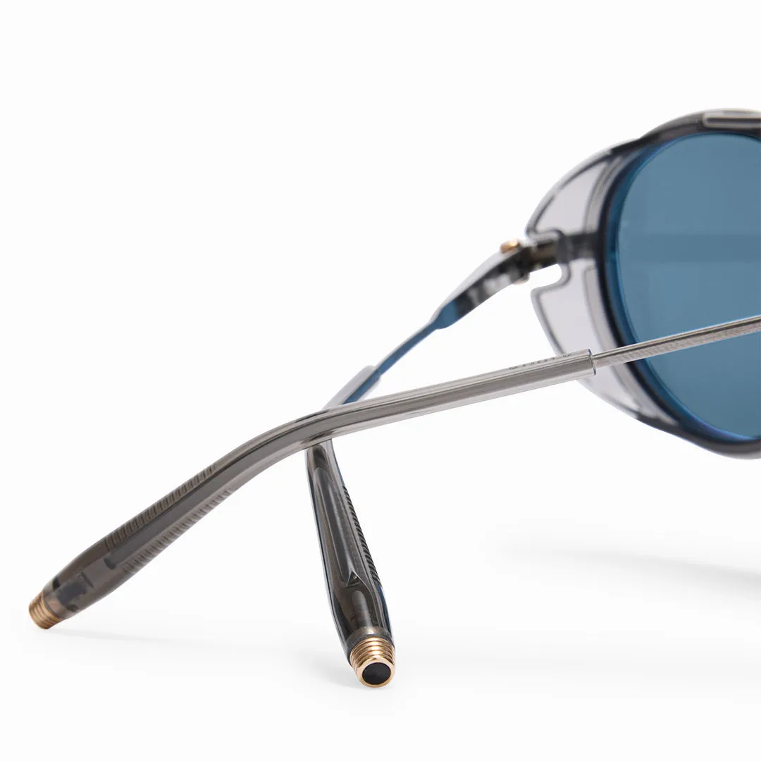 Akoni Horizon Astria Sonnenbrille Crystal Grey rund