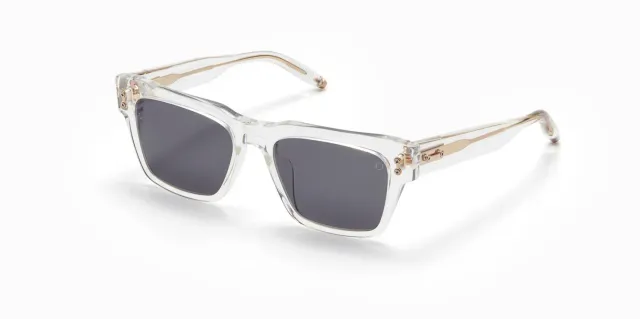 Akoni Etere Columba 56 Sonnenbrille Crystal Clear Acetat
