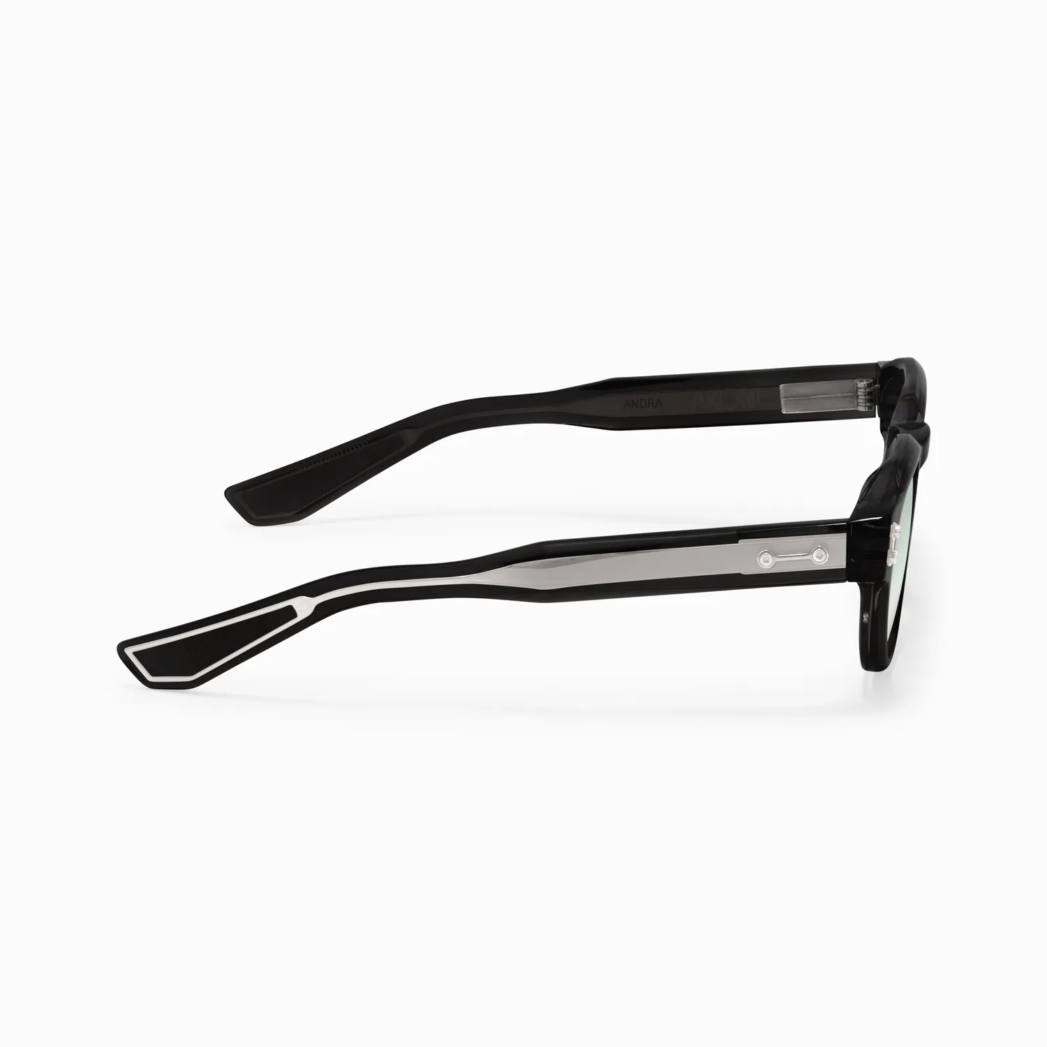 Akoni Etere Andra Sonnenbrille Crystal Black leicht