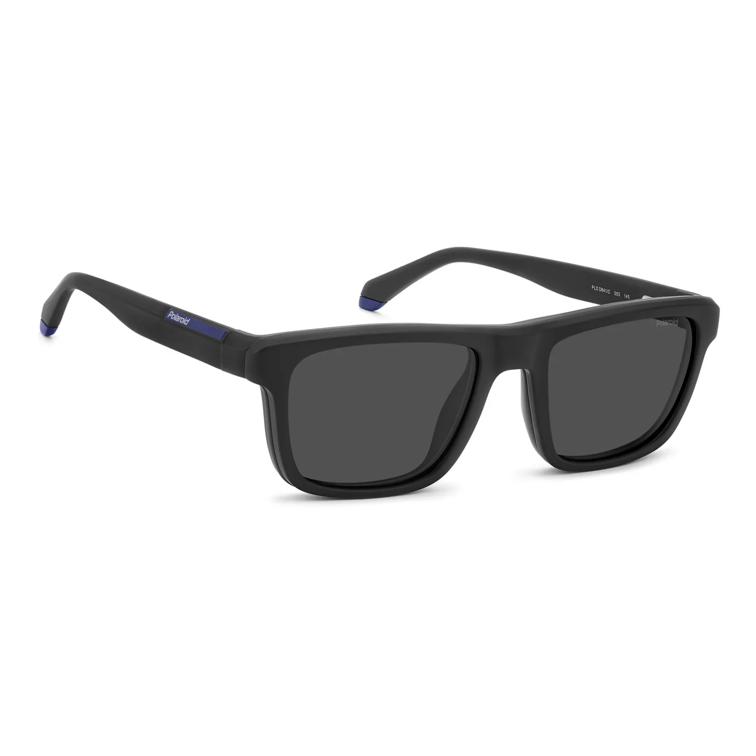 Polaroid PLD D641/C Brille Matt-Schwarz polarisiert