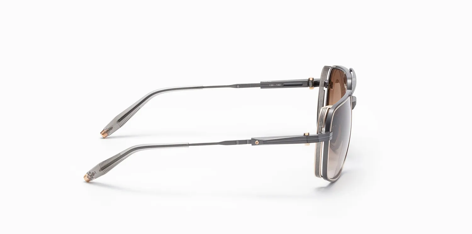 Akoni Horizon Pathfinder Sonnenbrille Brushed Black Titan