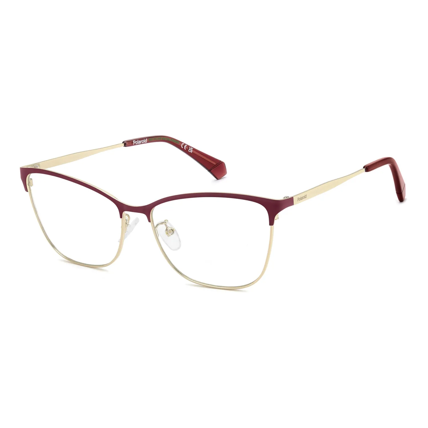 Polaroid PLD D584/G Brille schwarz-gold Cat-Eye