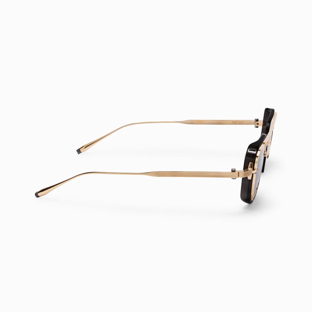 Akoni Jura Sonnenbrille Crystal Black eckig