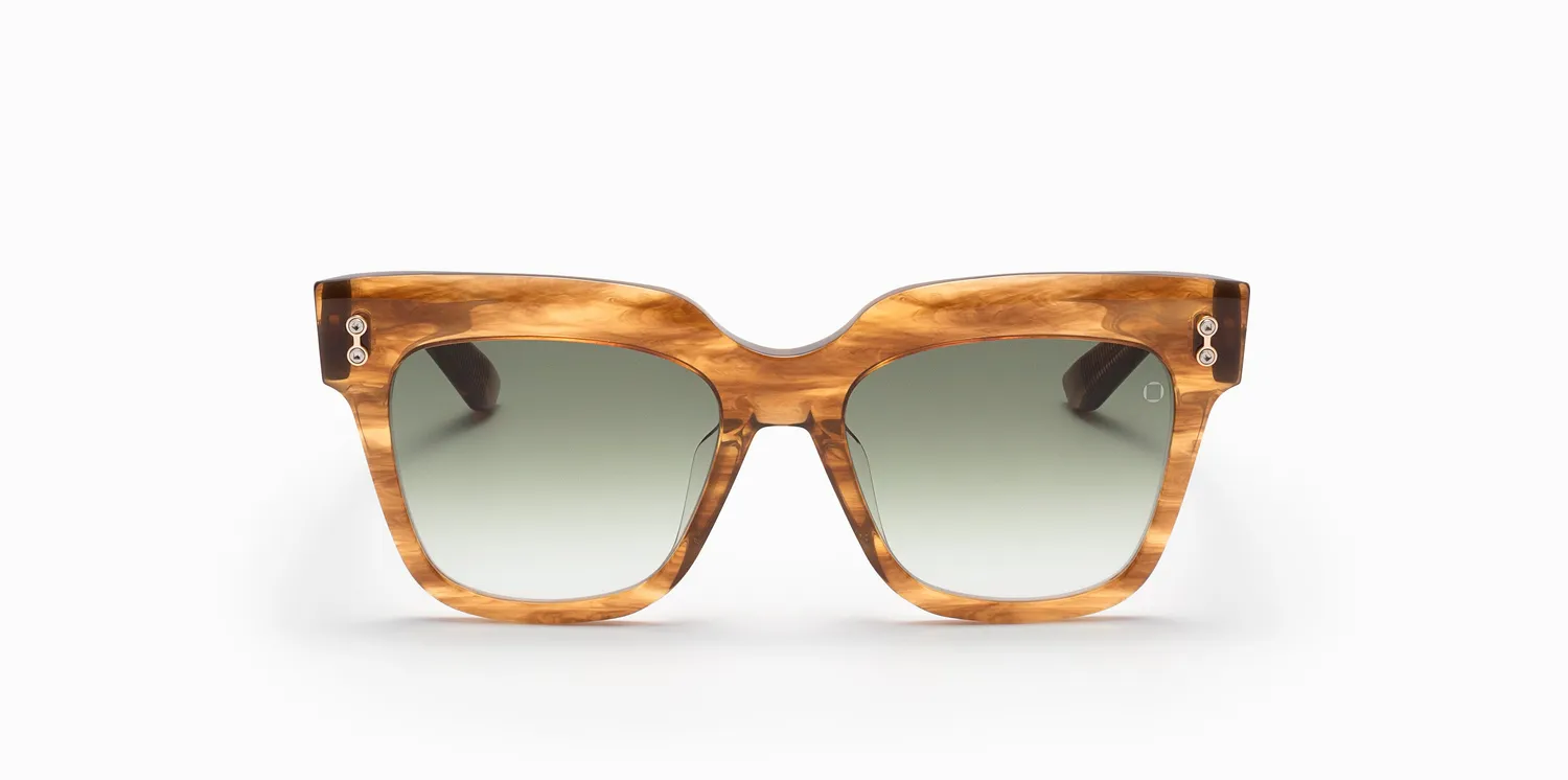 Akoni Etere Lyra Sonnenbrille Sand oversized