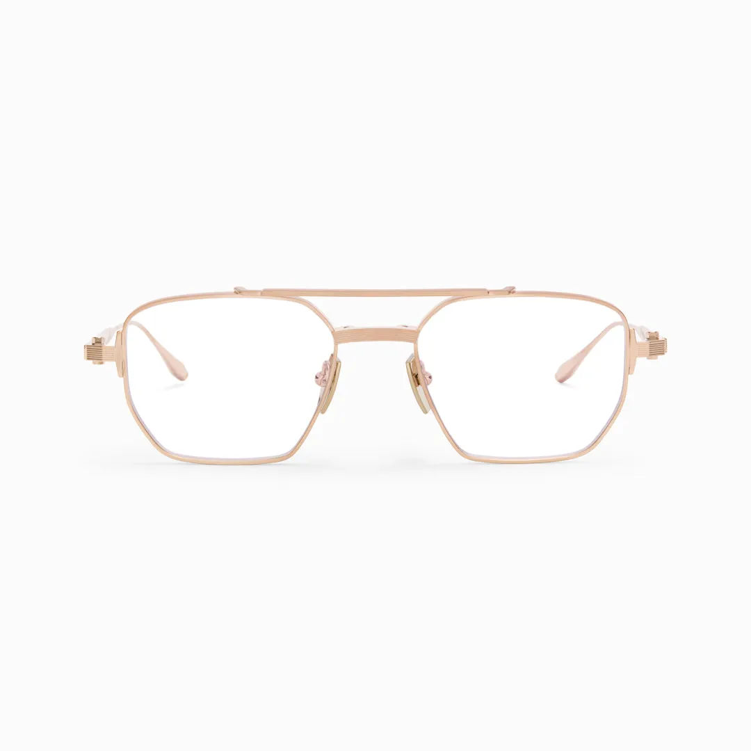 Akoni Proteus Rx Delta Brille Brushed 12k Gold Titan Leicht