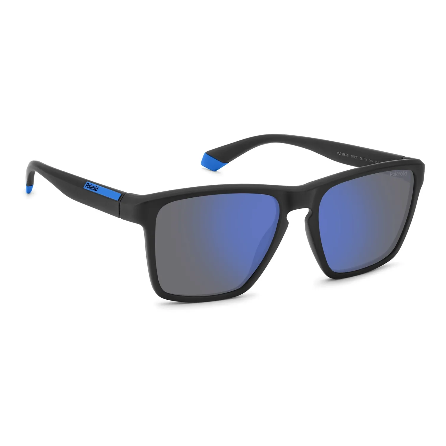 Polaroid PLD 2167/S Sonnenbrille Mattschwarz 56 mm polarisiert