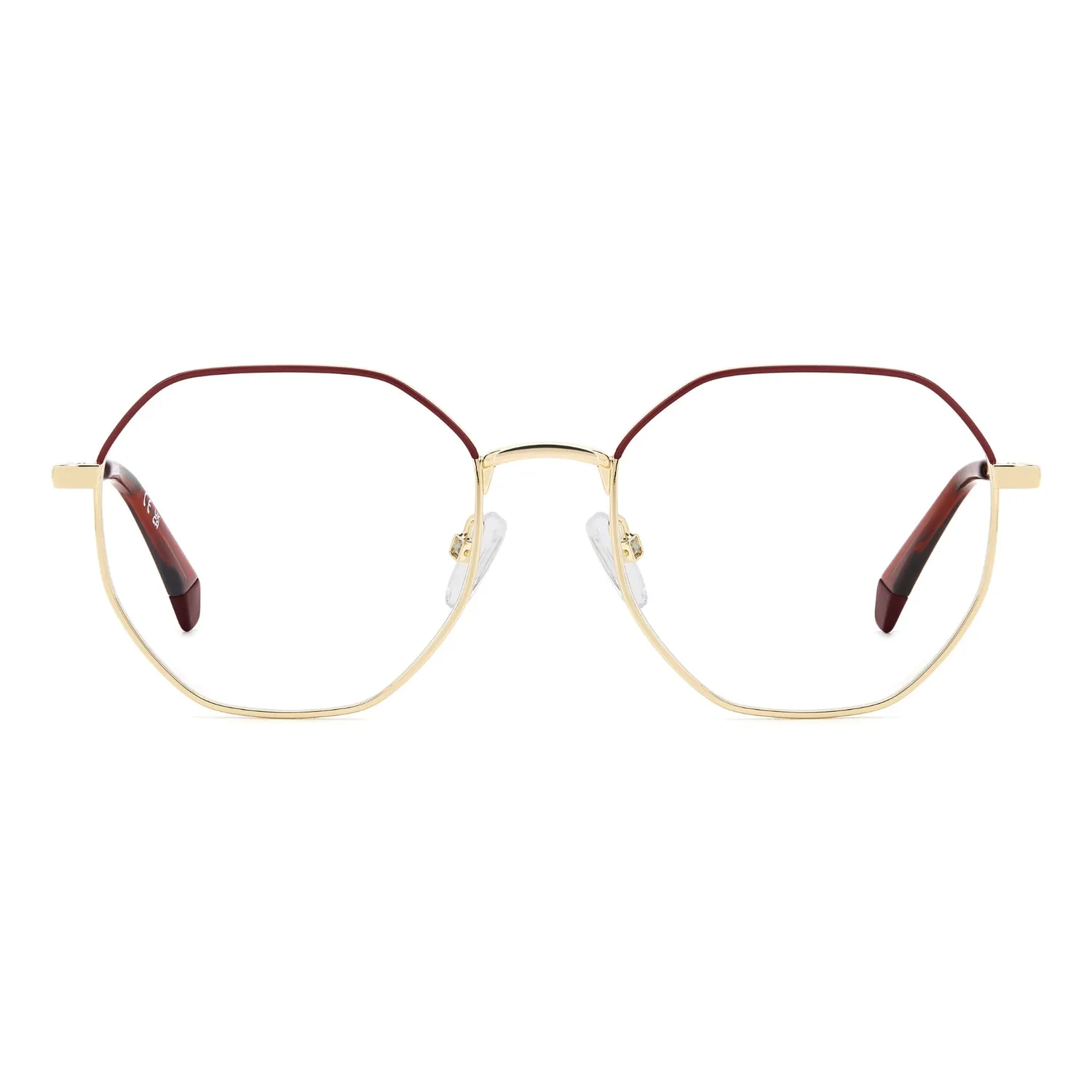 Polaroid PLD D555 Brille gold-rosa eckig recycelt