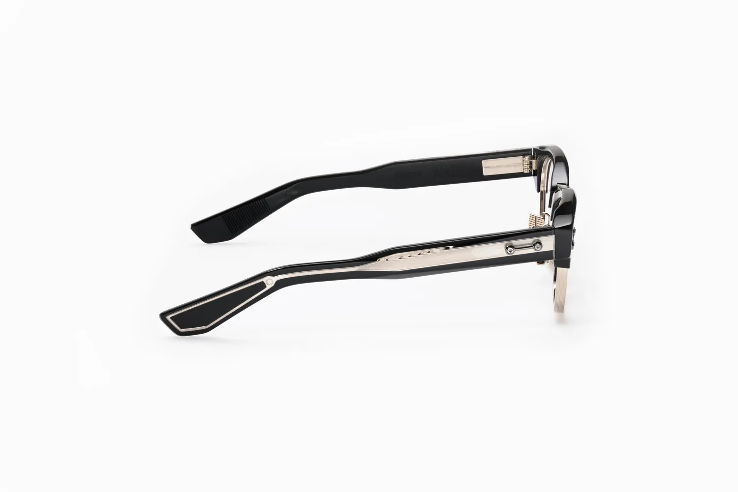 Akoni Horizon Newton Brille Schwarz Titan Acetat