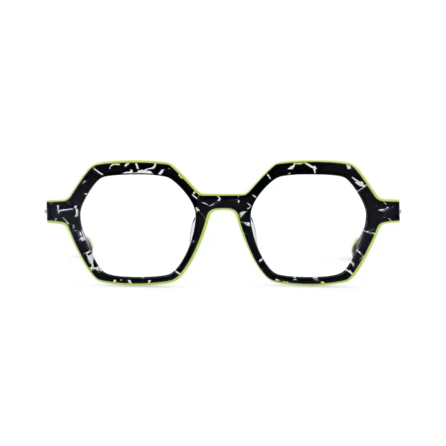 Morel Enigma 12 Brille Damen hexagonal Acetat 47mm