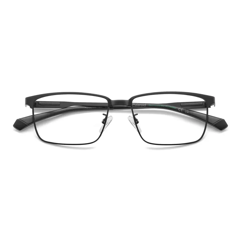 Polaroid PLD D570/G Brille Mattschwarz 54-16-145 Edelstahl