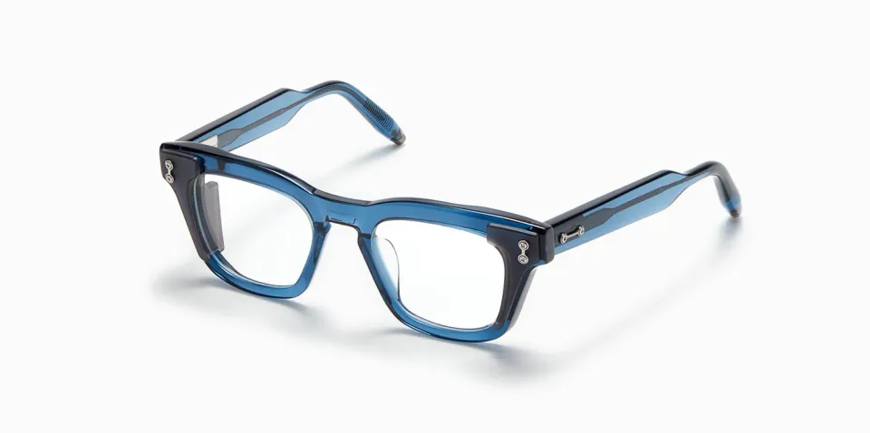 Akoni Ara Rx Brille Crystal Blue Acetat