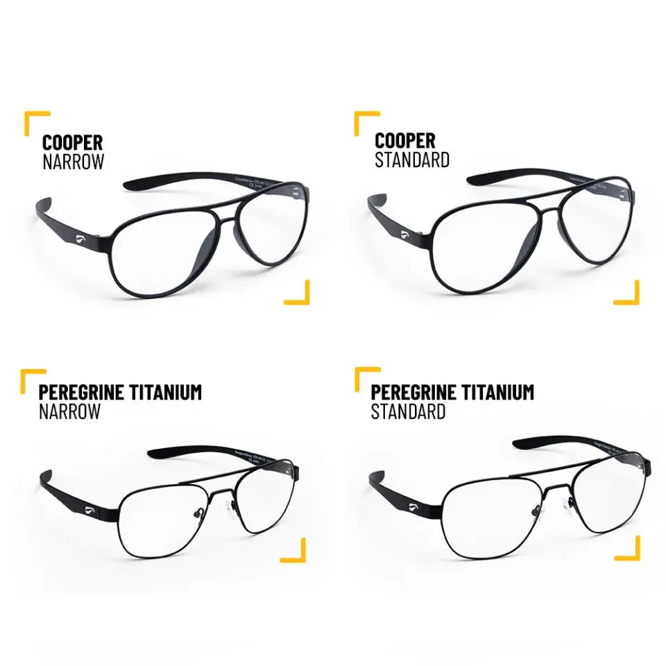 Flying Eyes Aviator Anprobe-Set 4 Fassungen Test