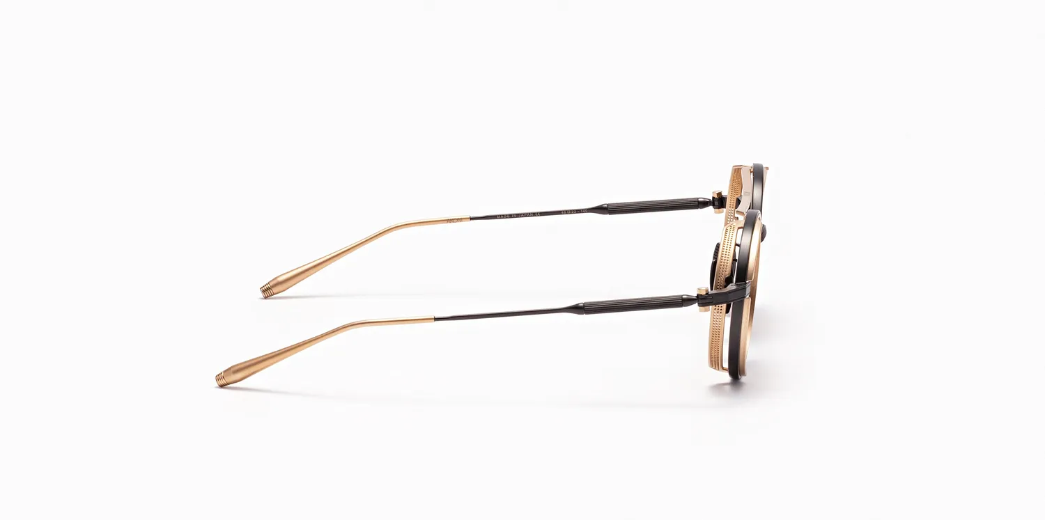 Akoni Eris 46 Sonnenbrille Brushed Black Titan