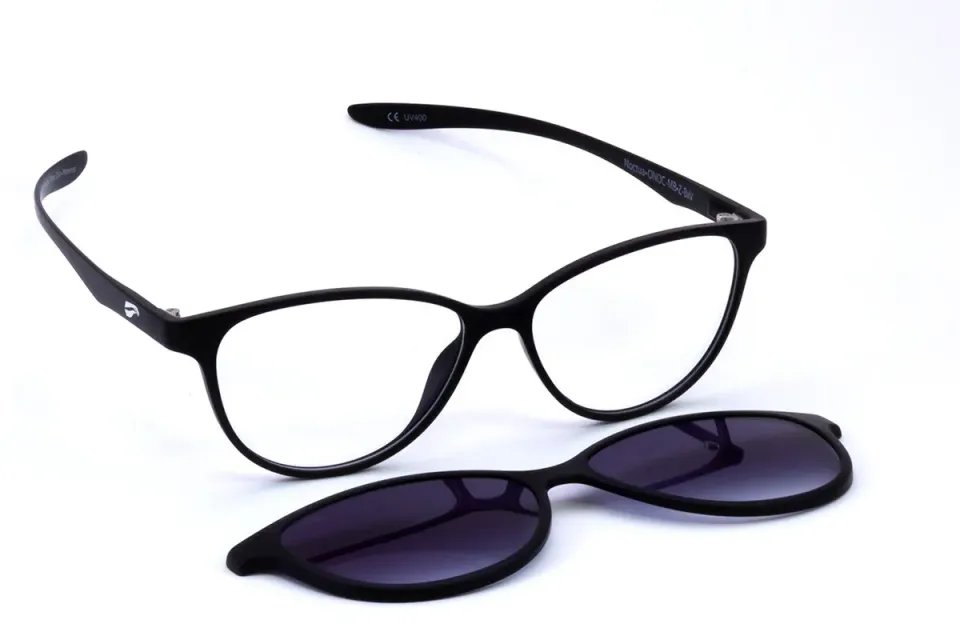 Flying Eyes Noctua Clip-On Sonnenaufsatz Gradient Grau