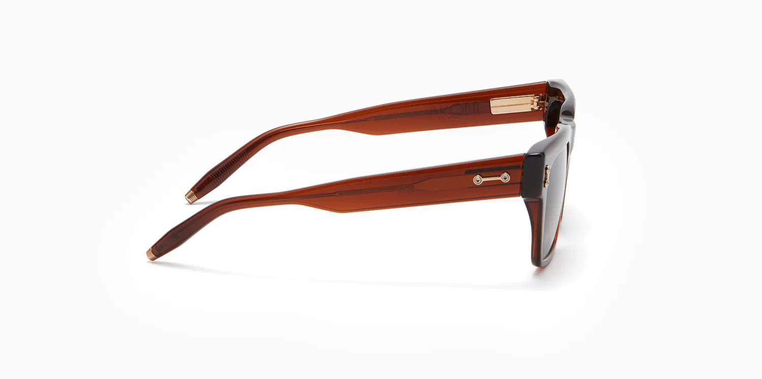 Akoni Etere Columba 56 Sonnenbrille Dark Crystal Brown