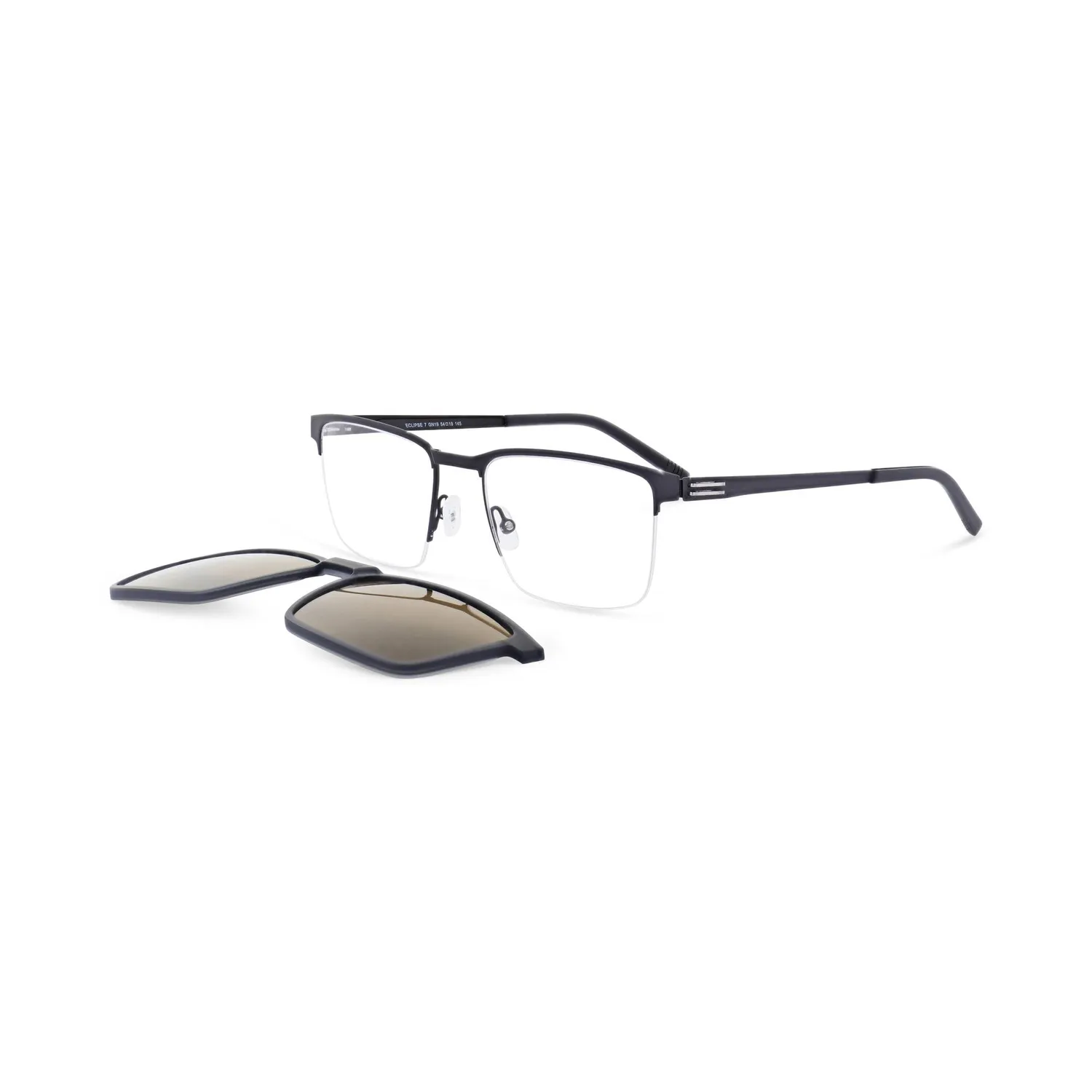 Morel Eclipse 7 Brille NR21 Edelstahl rechteckig 54