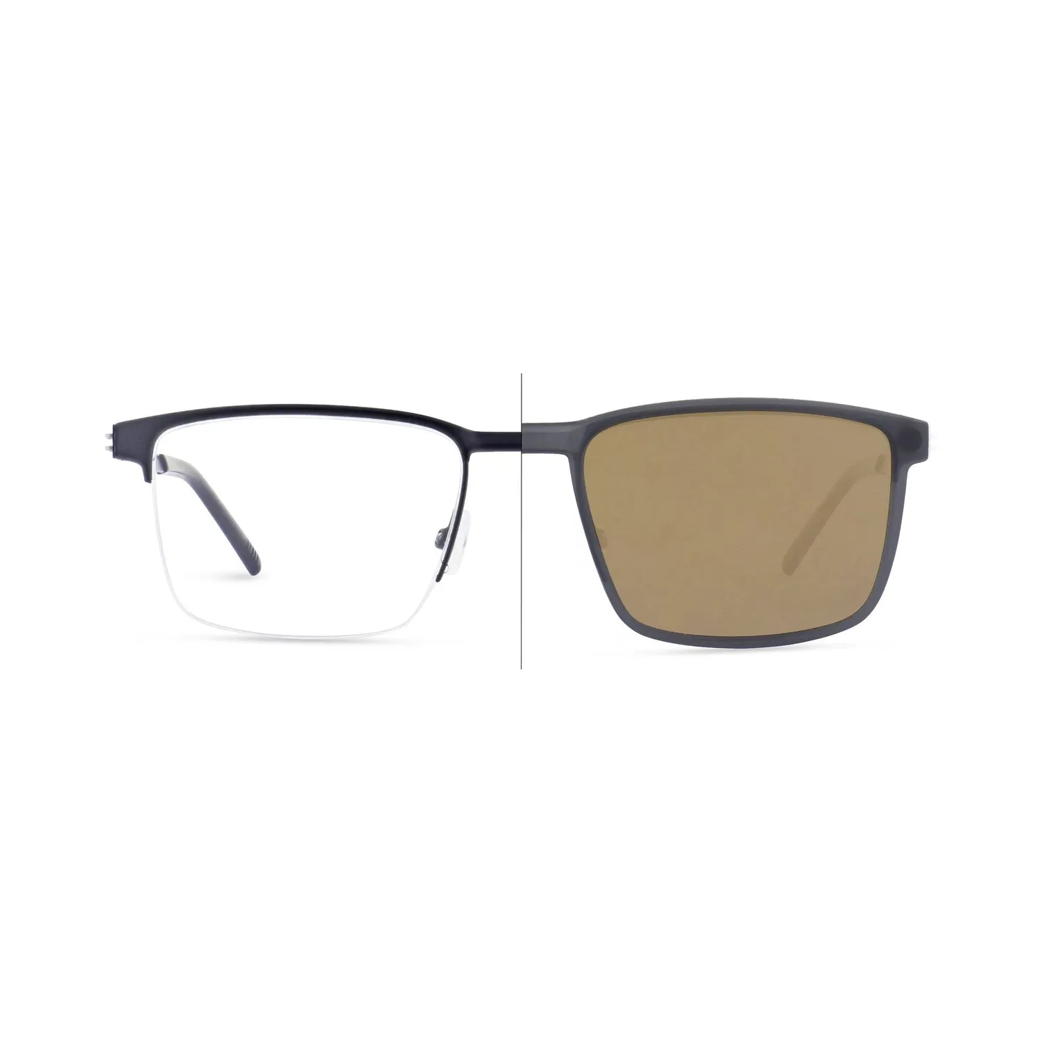 Morel Eclipse 7 Brille NR21 Edelstahl rechteckig 54