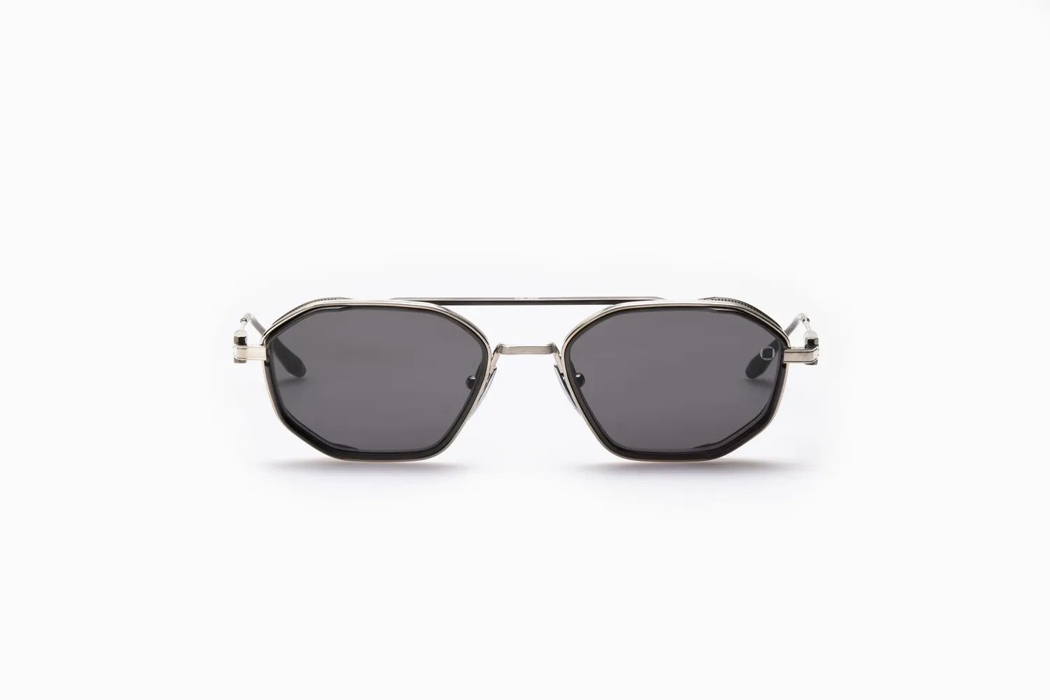 Akoni Optima Eris-Two Sonnenbrille Brushed Silver