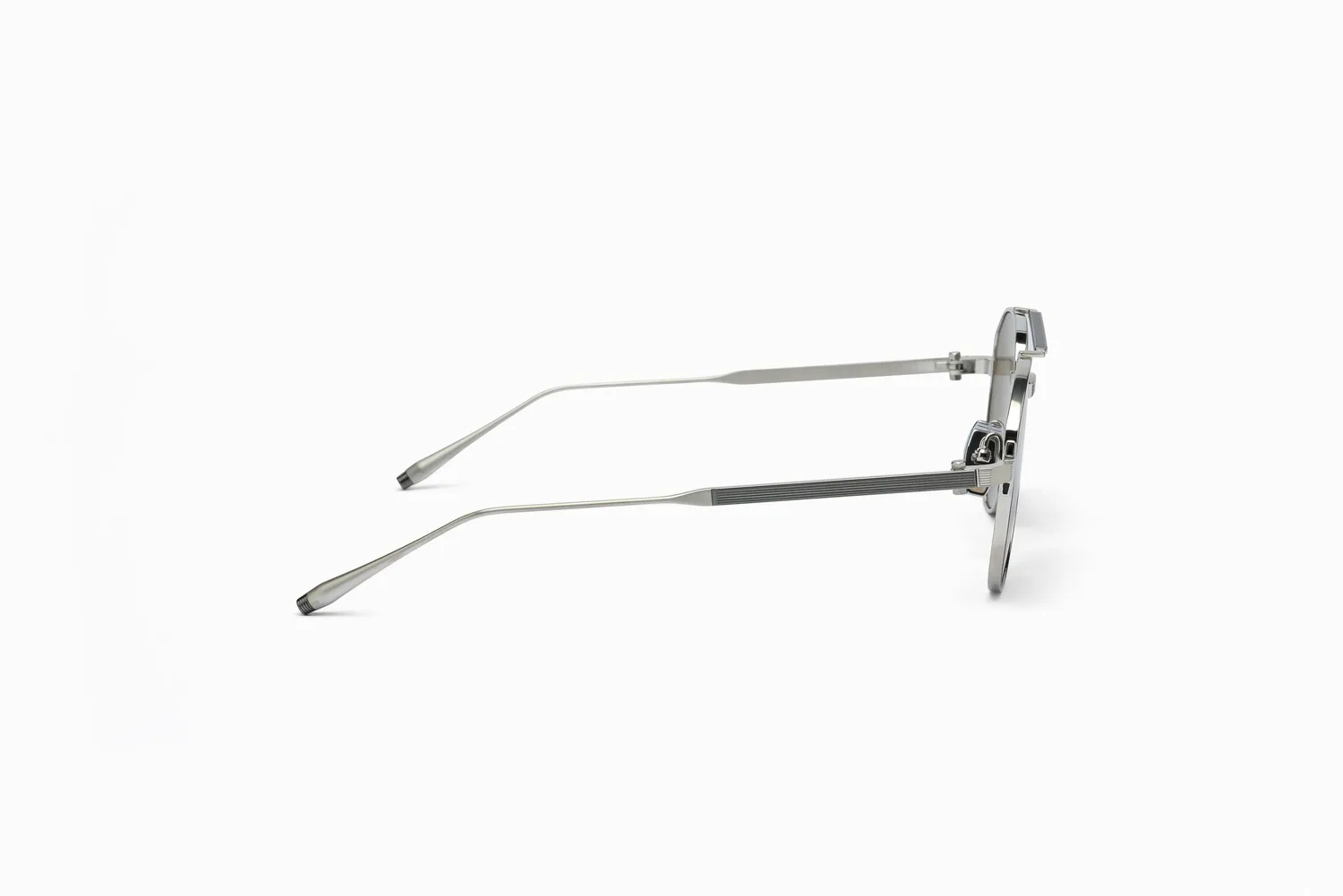 Akoni Optima Helios Sonnenbrille Brushed Silver