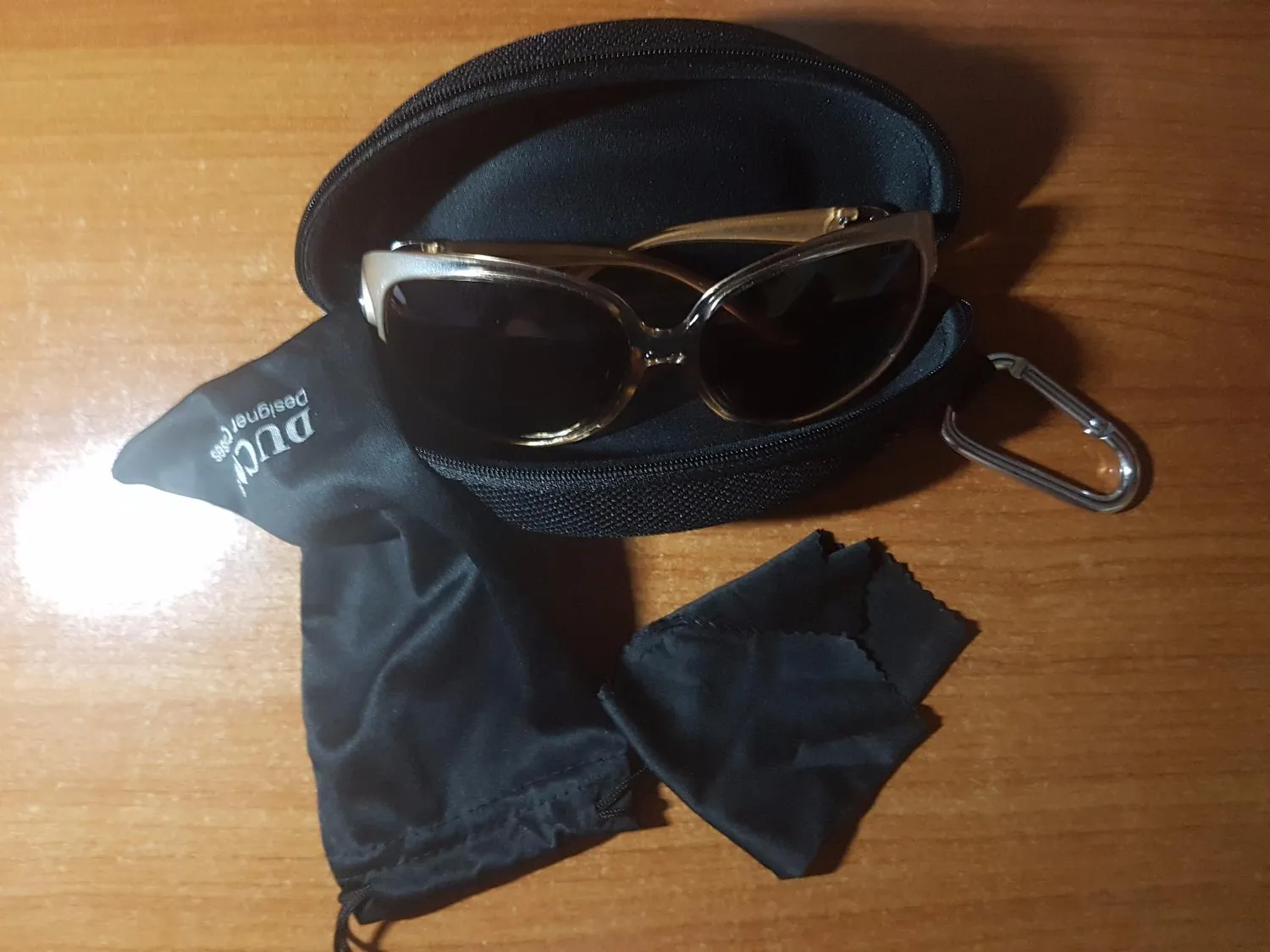 DUCO 1220 Damen Sonnenbrille übergroß polarisiert