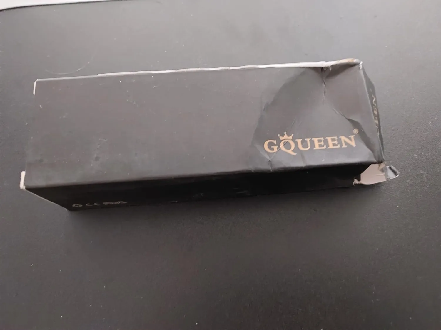 GQUEEN Retro Sonnenbrille Matt-Schwarz Grau polarisiert