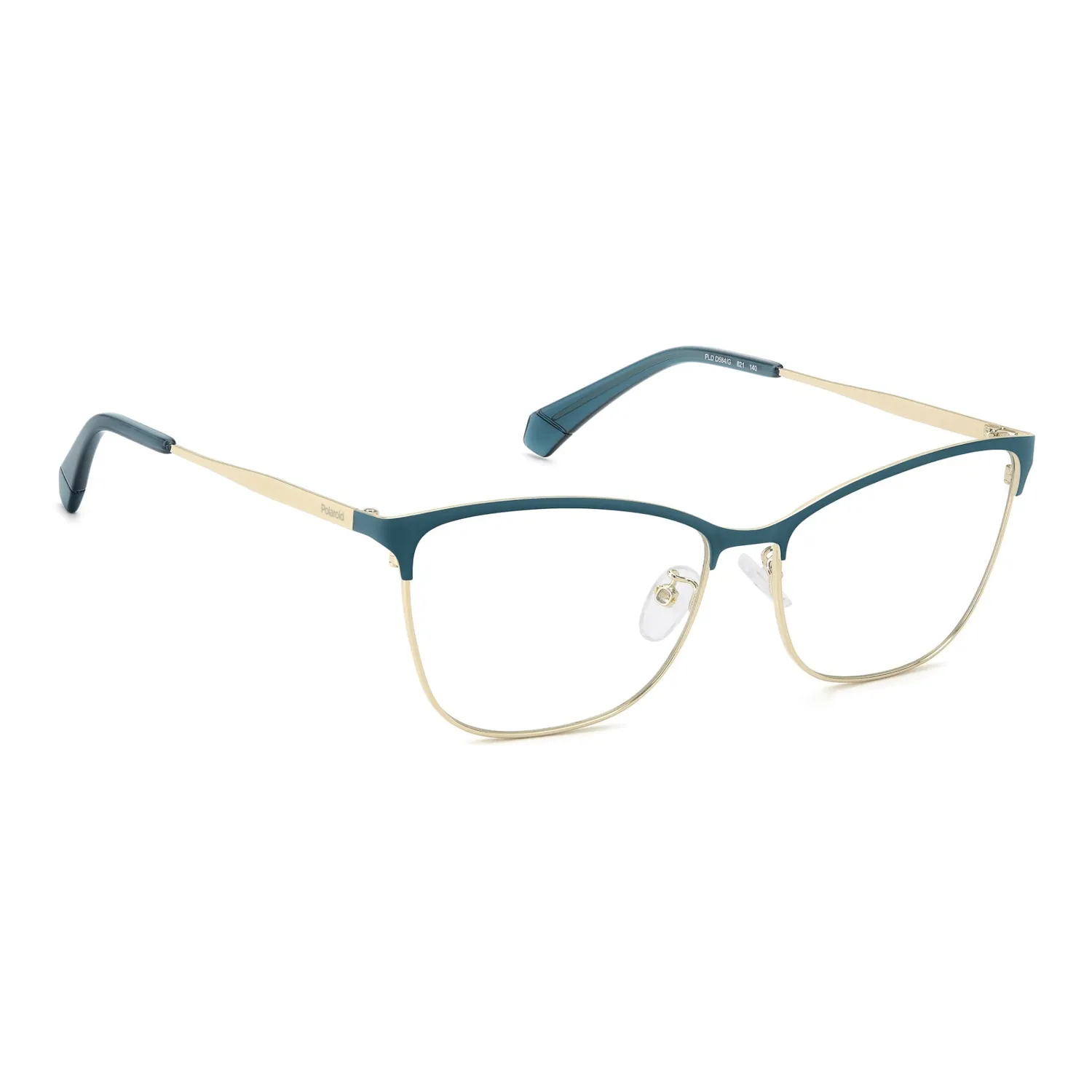 Polaroid PLD D584/G Brille schwarz-gold Cat-Eye