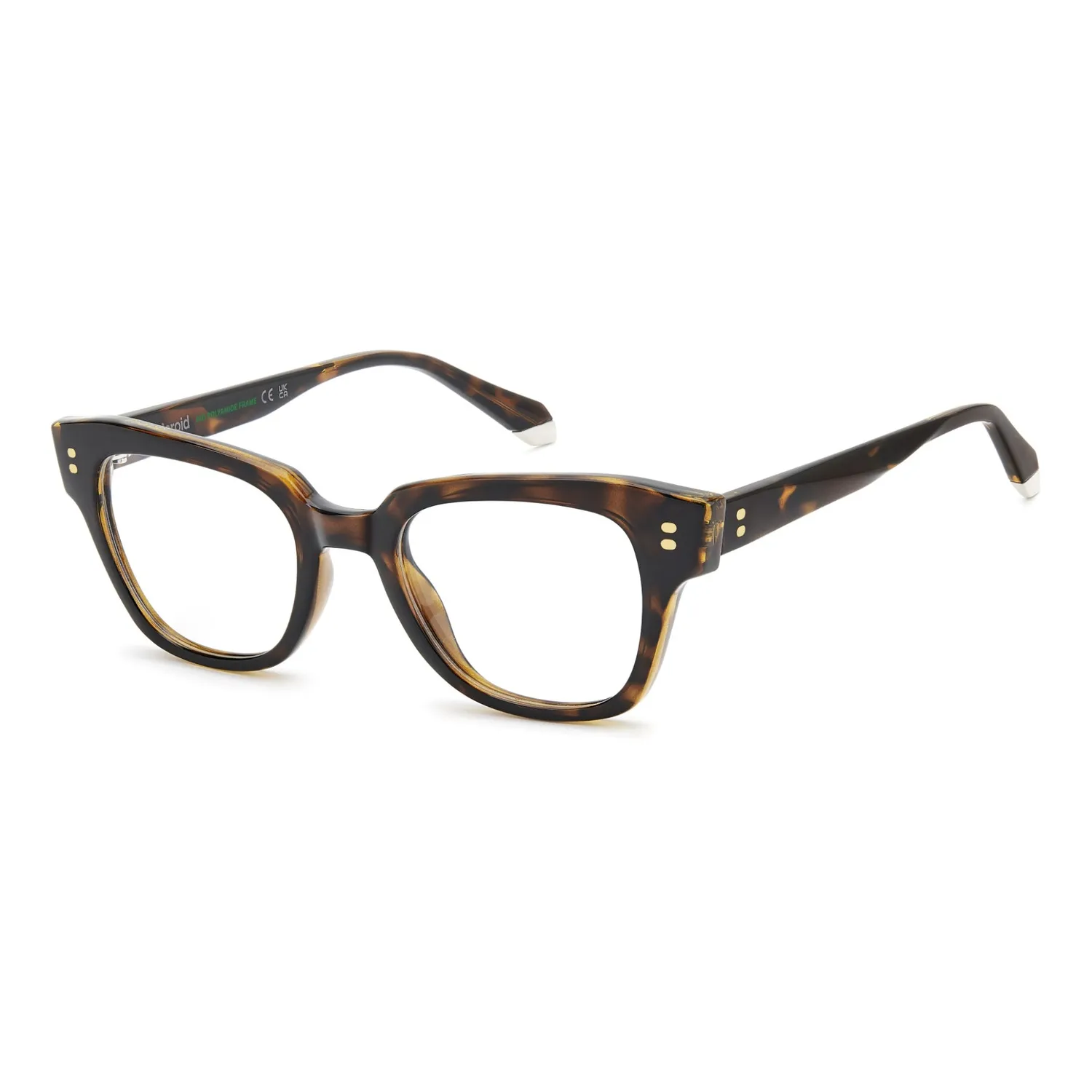 Polaroid PLD D623 Brille havana Damen eckig
