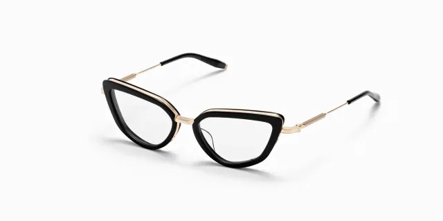 Akoni Etere Venus Brille Solid Black Cat-Eye