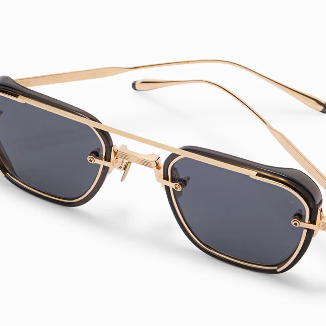 Akoni Jura Sonnenbrille Crystal Black eckig
