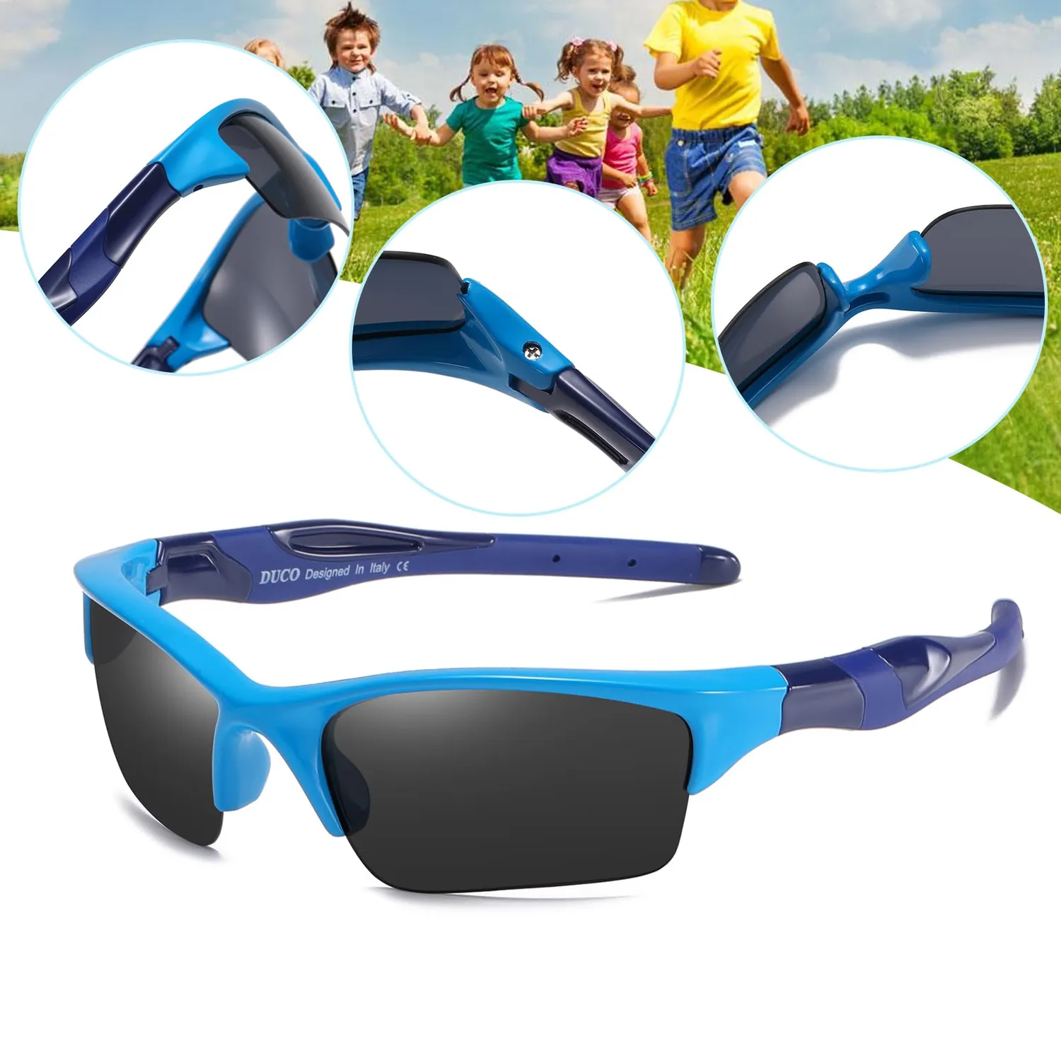 DUCO K014 Kinder Sonnenbrille 4-7 Jahre polarisiert