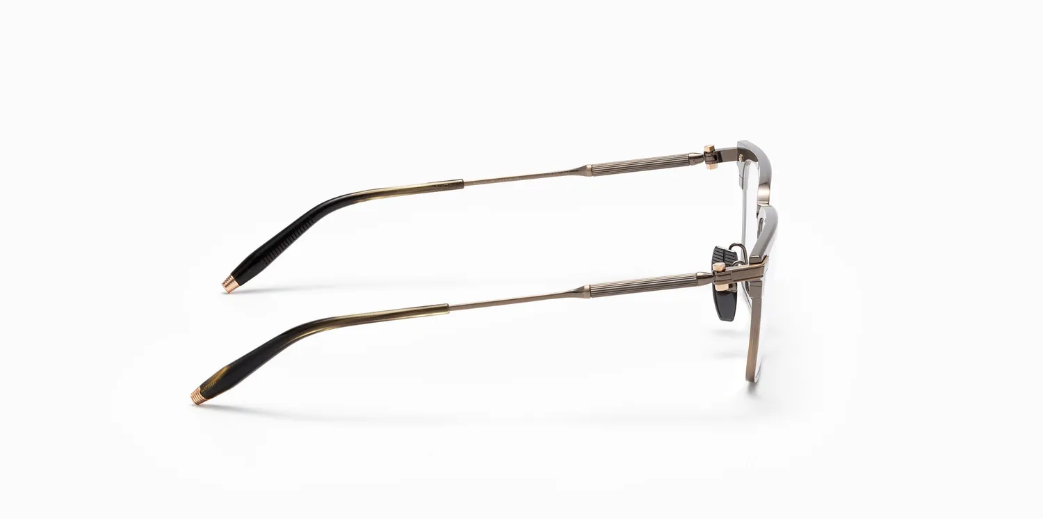 Akoni Genesis Brillenfassung Antiqued White Gold 53 Titan