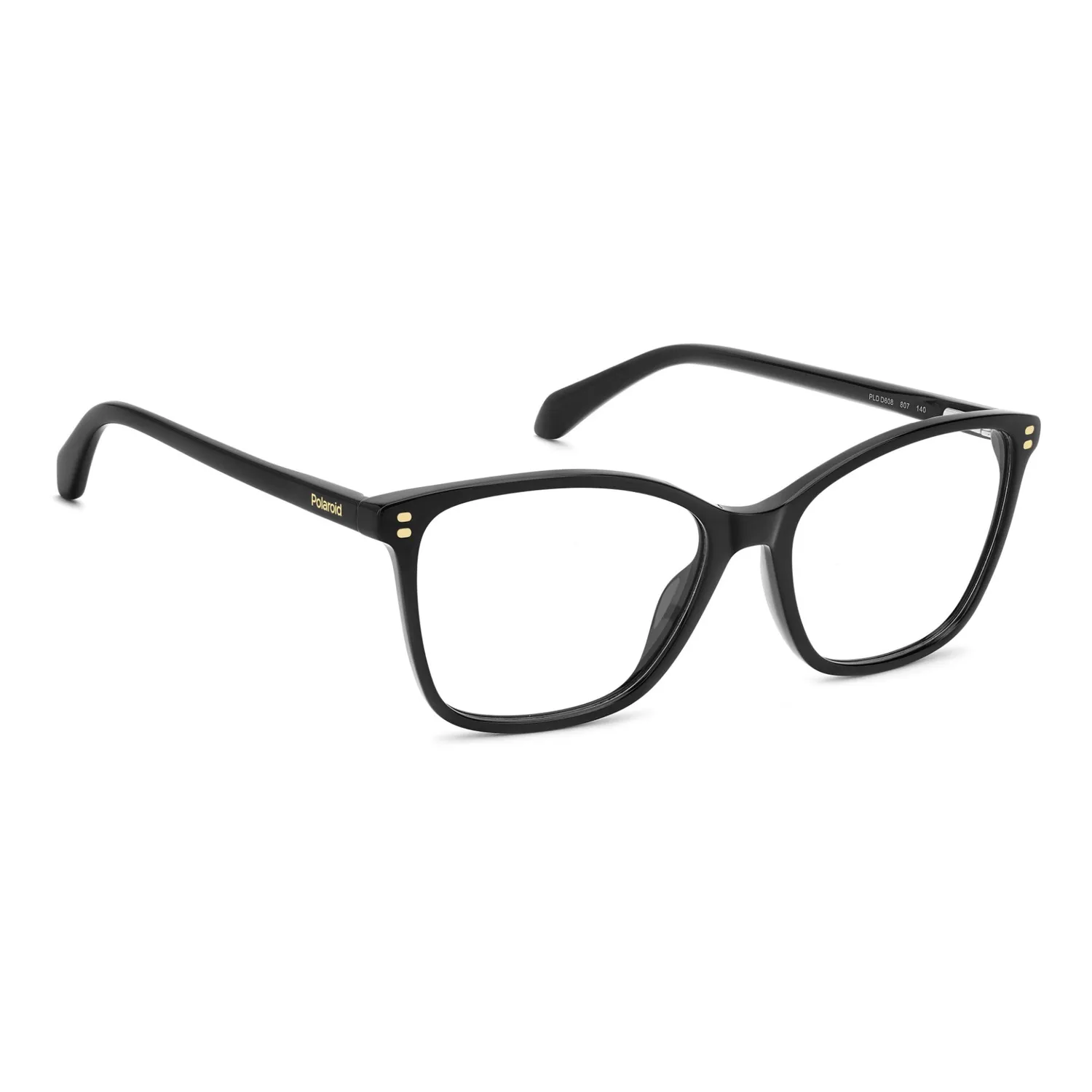 Polaroid PLD D608 Brille Schwarz Cat-Eye Eco-Acetat