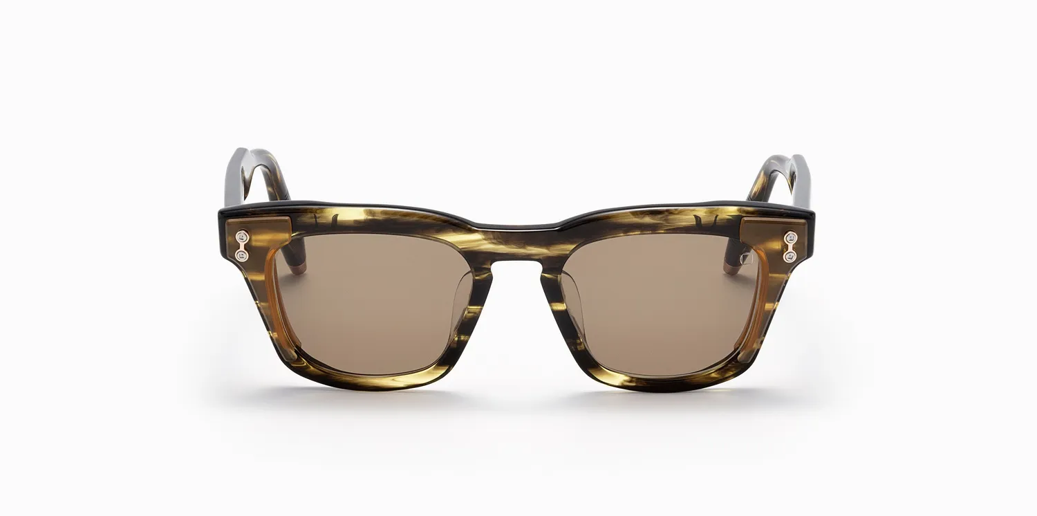 Akoni Etere Ara Sonnenbrille Dark Tortoise 52