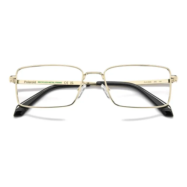 Polaroid PLD D595 Brille gold eckig
