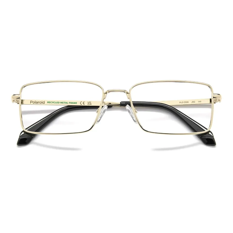 Polaroid PLD D595 Brille gold eckig