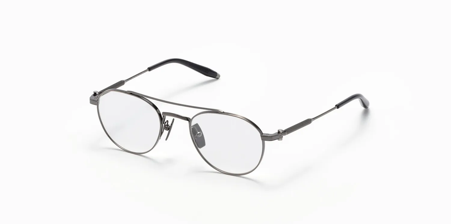 Akoni Delta Mercury Brille Antiqued Pewter Titan