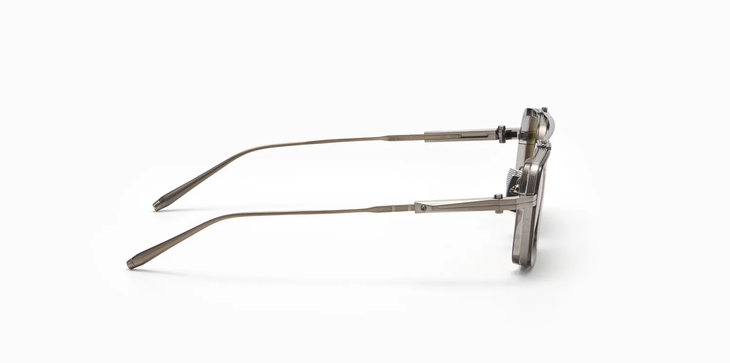 Akoni Optima Solis Sonnenbrille Dunkelgrau Größe 51
