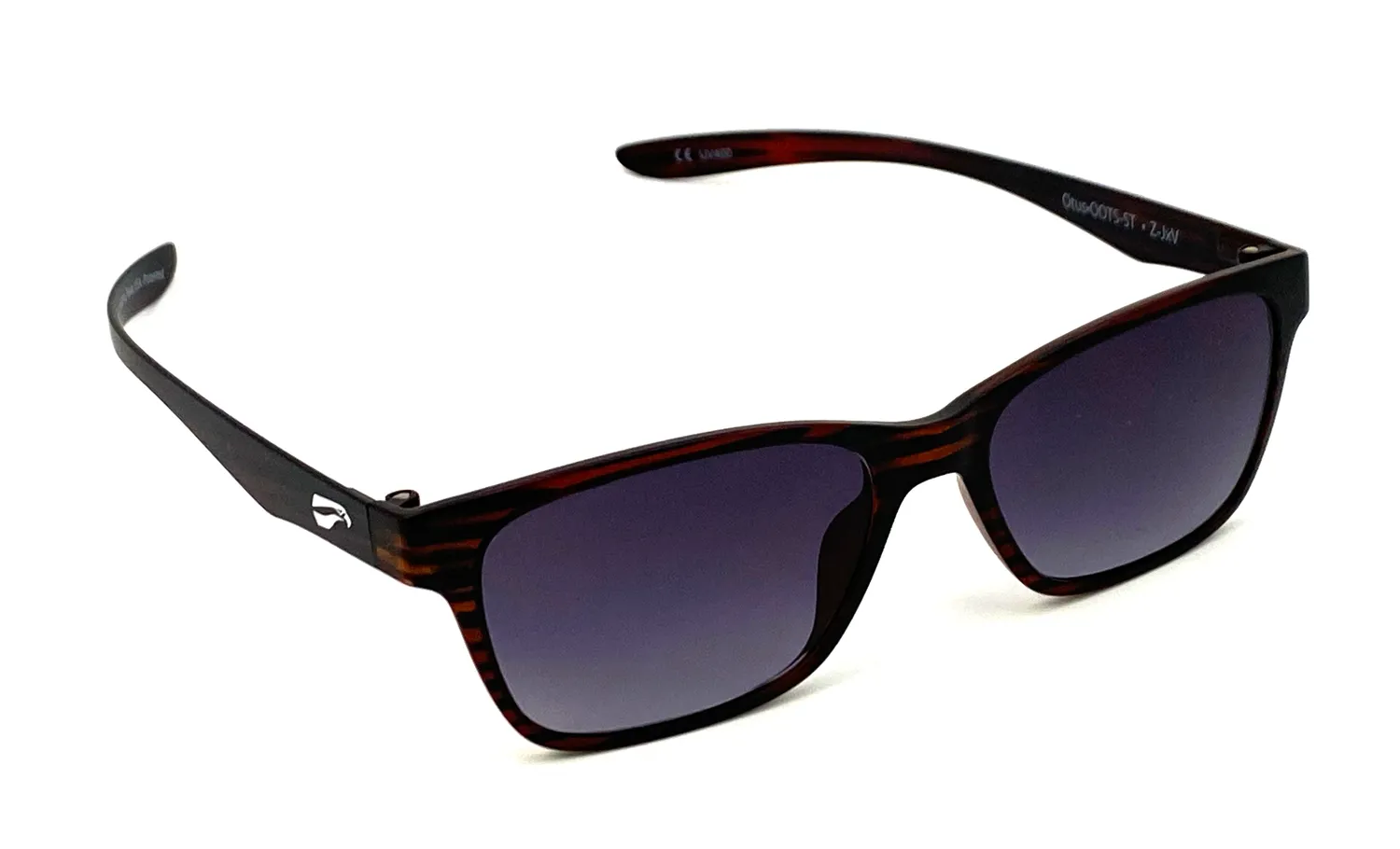 Flying Eyes Otus Sonnenbrille Mattschwarz grau eckig