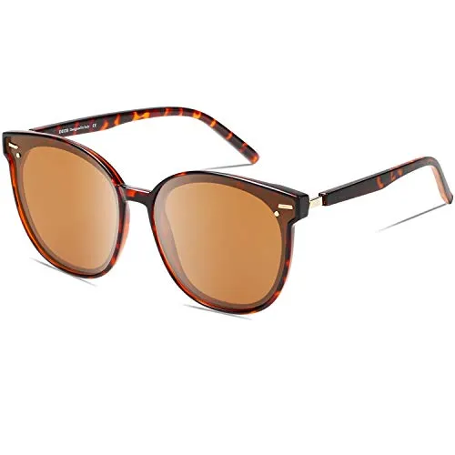 DUCO W017 Sonnenbrille Damen polarisiert übergroß