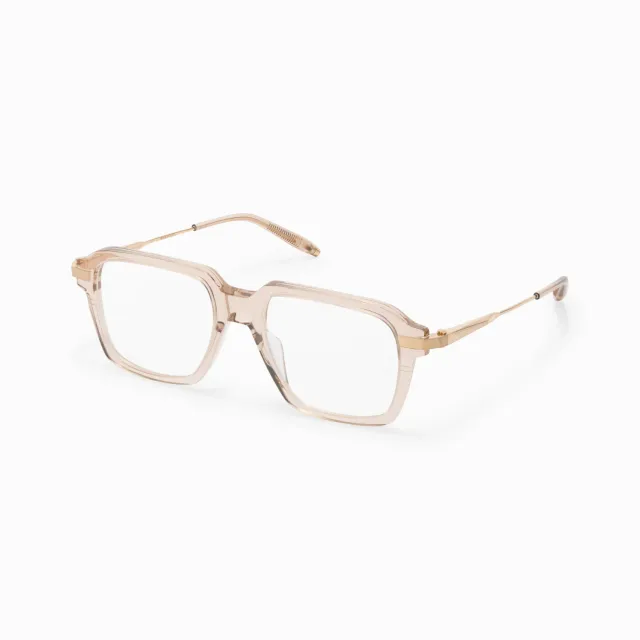 Akoni Vera Etere Brille Crystal Sand Eckig Unisex Acetat