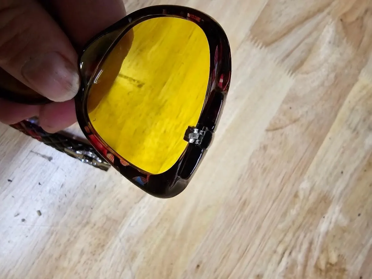 GQUEEN Damen Sonnenbrille Schwarz-Grau polarisiert