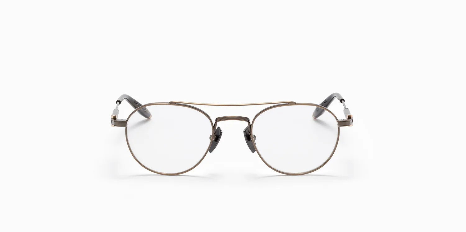 Akoni Delta Mercury Brille Antiqued Pewter Titan