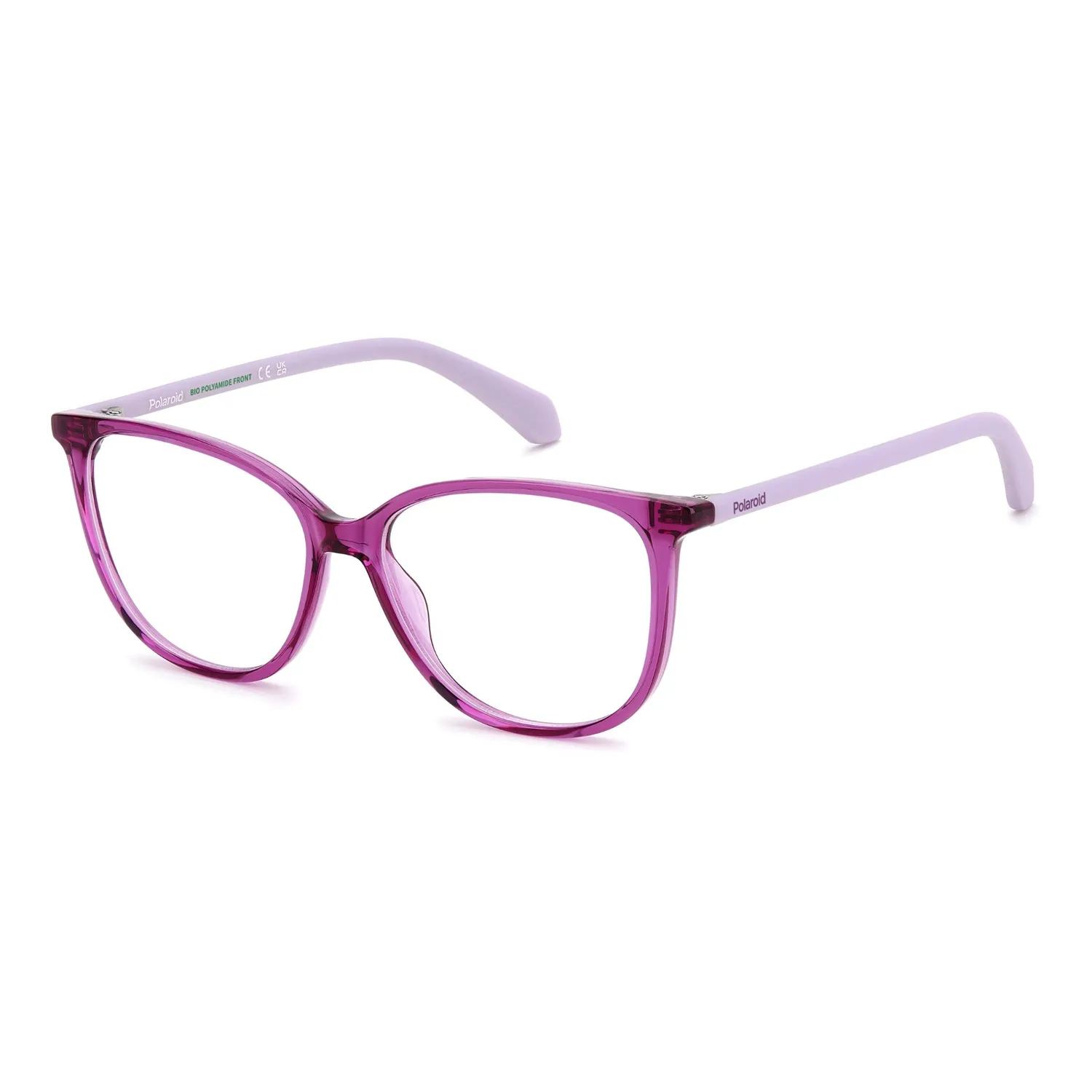 Polaroid PLD D853 Kinderbrille Plum Cat-Eye Gummibügel