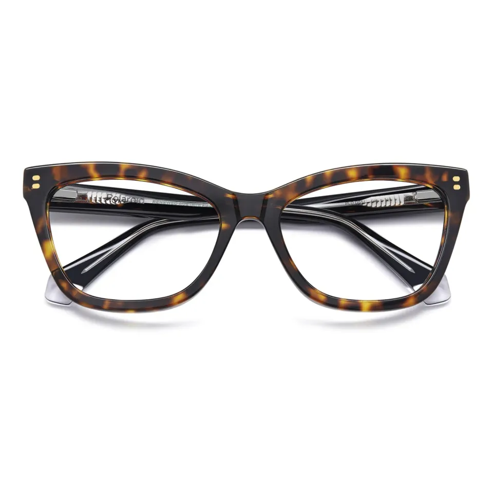 Polaroid PLD D557 Damenbrille Havana Cat-Eye Acetat