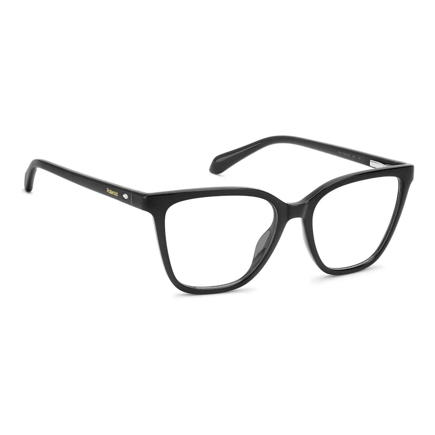 Polaroid PLD D640/C2 Brille Schwarz Clip-on Strass