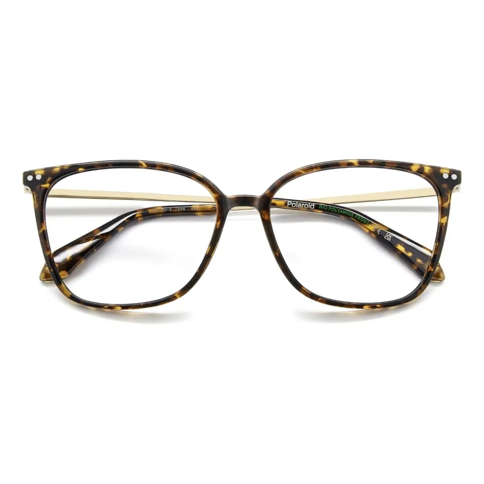Polaroid PLD D616 Brille havana eckig titan-leicht