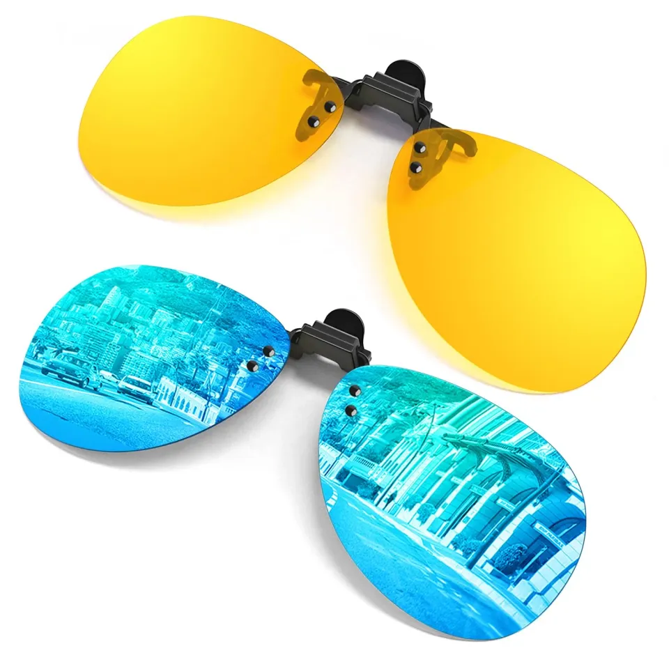 GQUEEN JP94 Clip-On Sonnenbrille polarisiert randlos