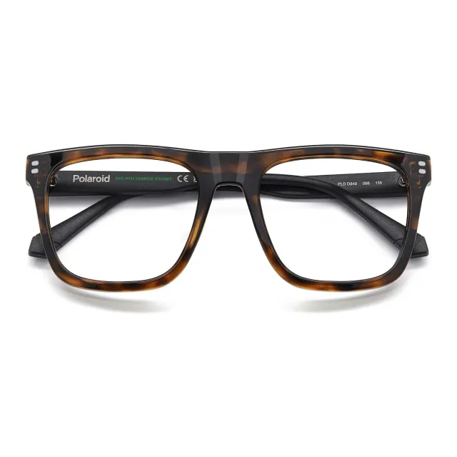Polaroid PLD D849 Kinderbrille Havana eckig nachhaltig