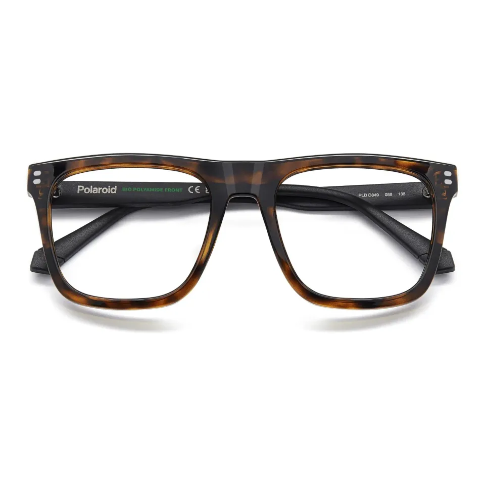 Polaroid PLD D849 Kinderbrille Havana eckig nachhaltig