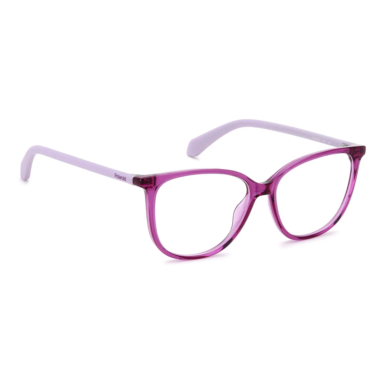 Polaroid PLD D853 Kinderbrille Plum Cat-Eye Gummibügel